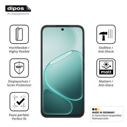 2x Full Cover Schutzfolie matt für Oppo A6v (7)