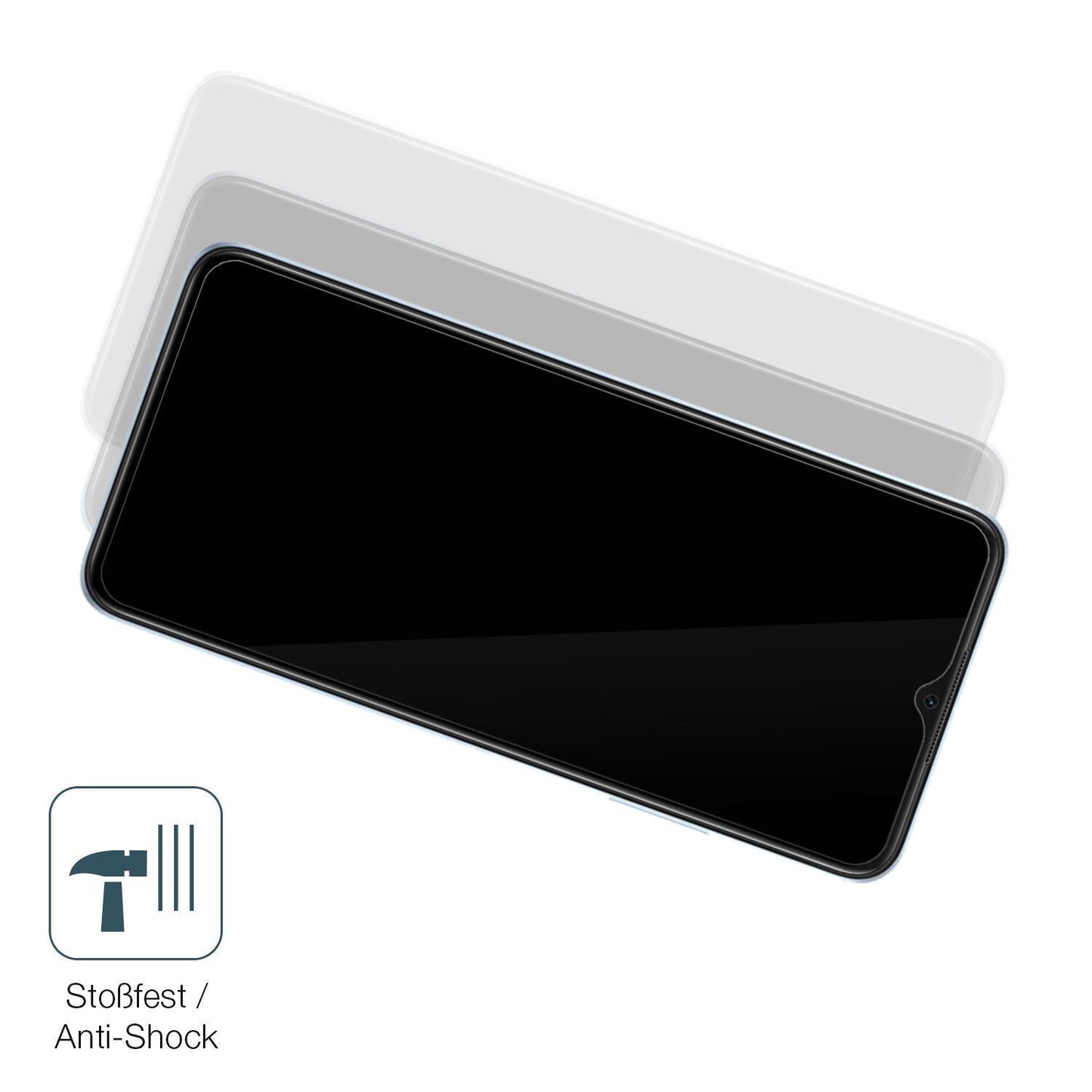 2x 9H Schutzfolie für OPPO A17 Panzerfolie (4)