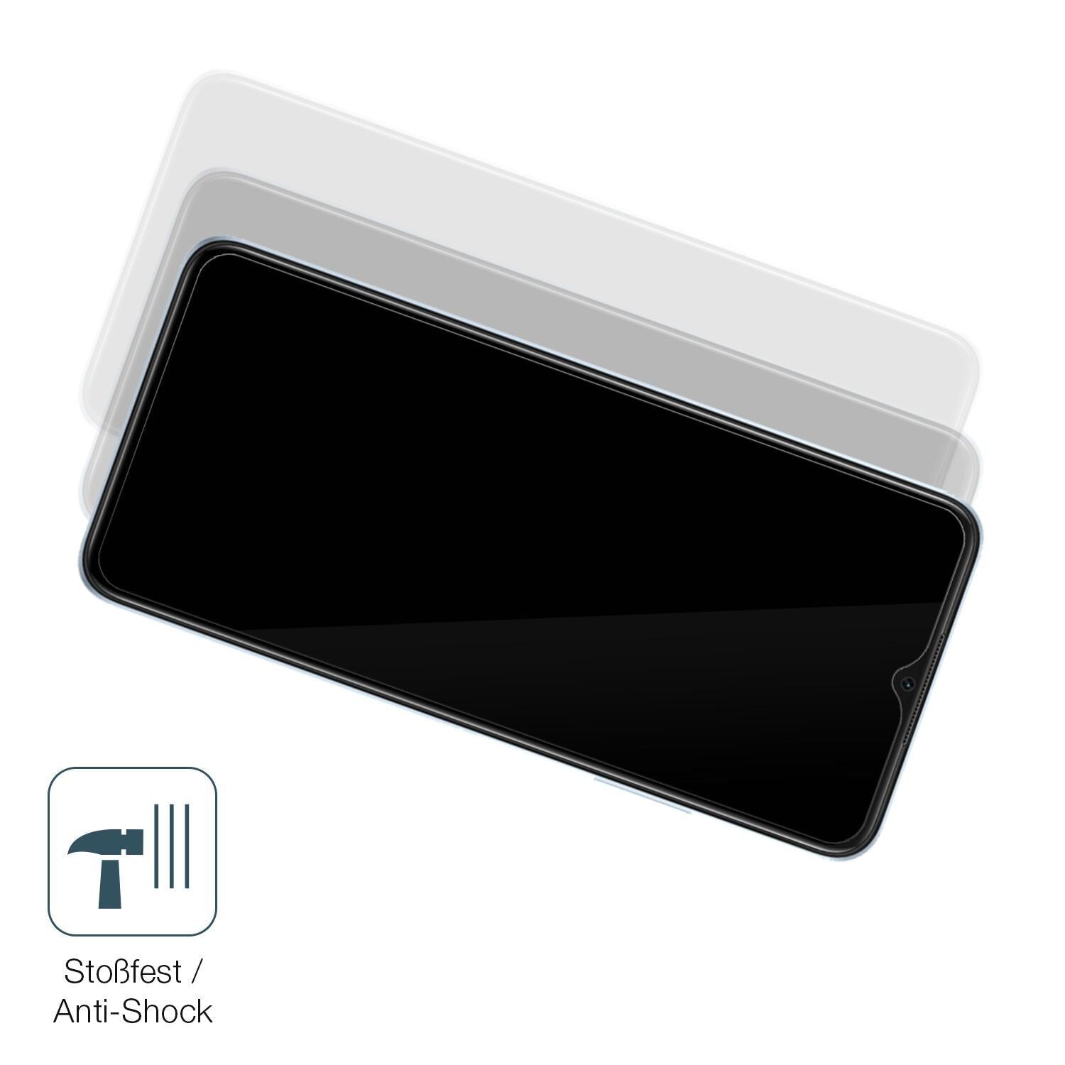 2x 9H Schutzfolie für OPPO A17 Panzerfolie (4)