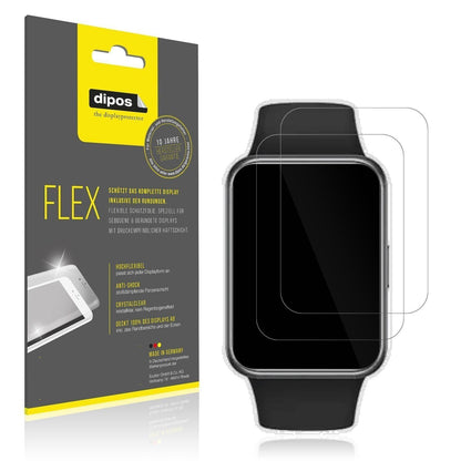 2x 3D Full Cover Schutzfolie für Huawei Watch Fit  (1)