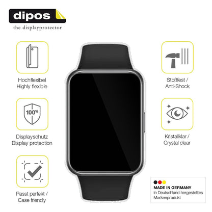 2x 3D Full Cover Schutzfolie für Huawei Watch Fit  (7)
