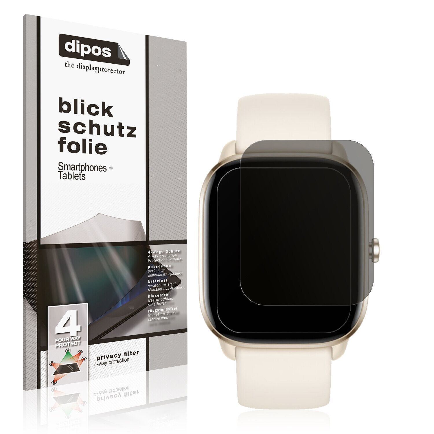 Blickschutzfolie für Amazfit GTS 4 mini matt Schut (1)
