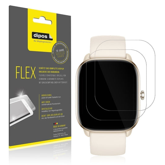 2x 3D Full Cover Schutzfolie für Amazfit GTS 4 min (1)