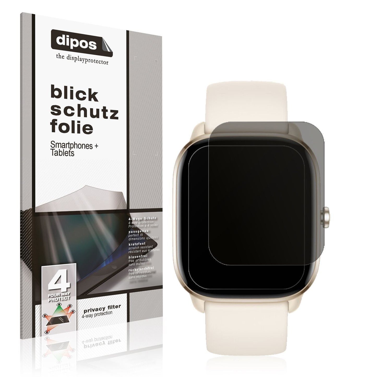 Blickschutzfolie für Amazfit GTS 4 mini matt Schut (1)