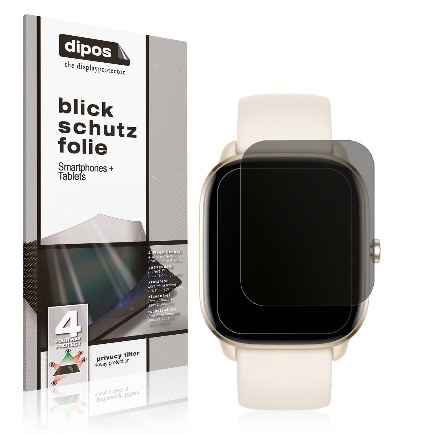 Blickschutzfolie für Amazfit GTS 4 mini matt Schut (1)