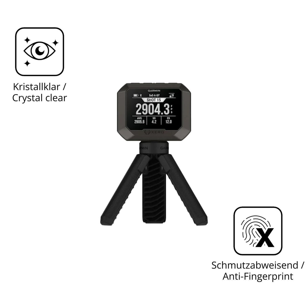 2x 9H Schutzfolie für Garmin Xero C2 Panzerfolie (5)