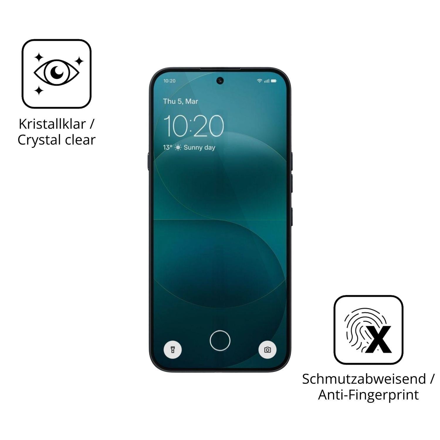 2x 9H Schutzfolie für Nothing Phone 4a Pro Panzerf (5)