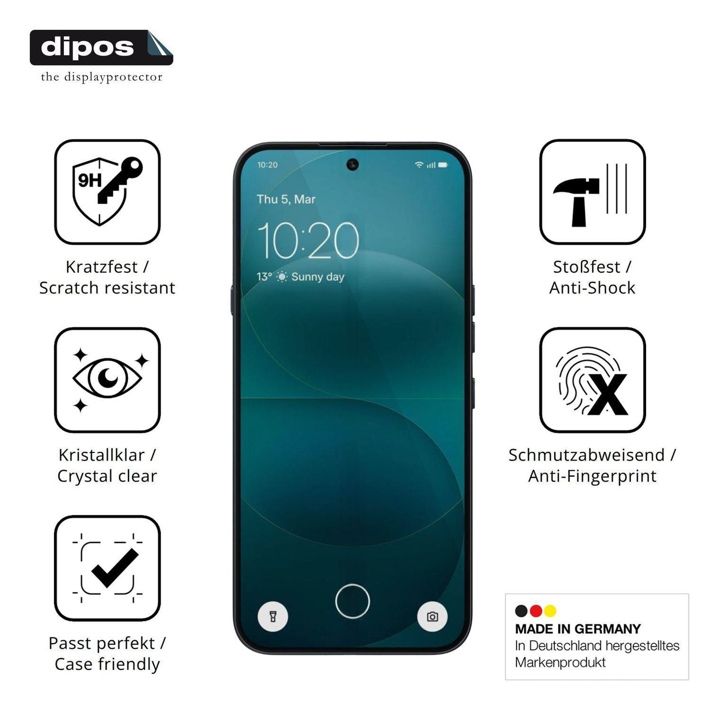 2x 9H Schutzfolie für Nothing Phone 4a Pro Panzerf (7)