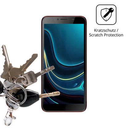 4x Schutzfolie klar für Danew Konnect 557 Display- (4)