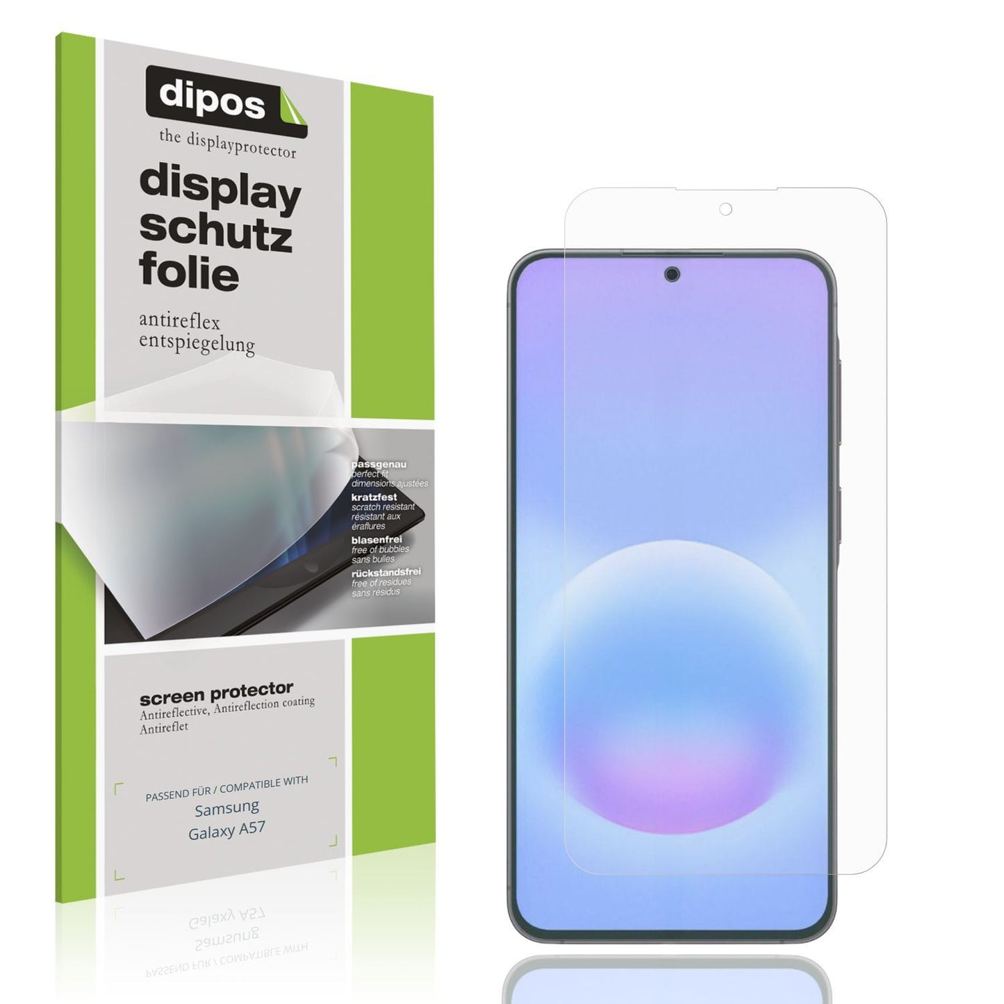 4x Schutzfolie matt für Samsung Galaxy A57 Display (1)
