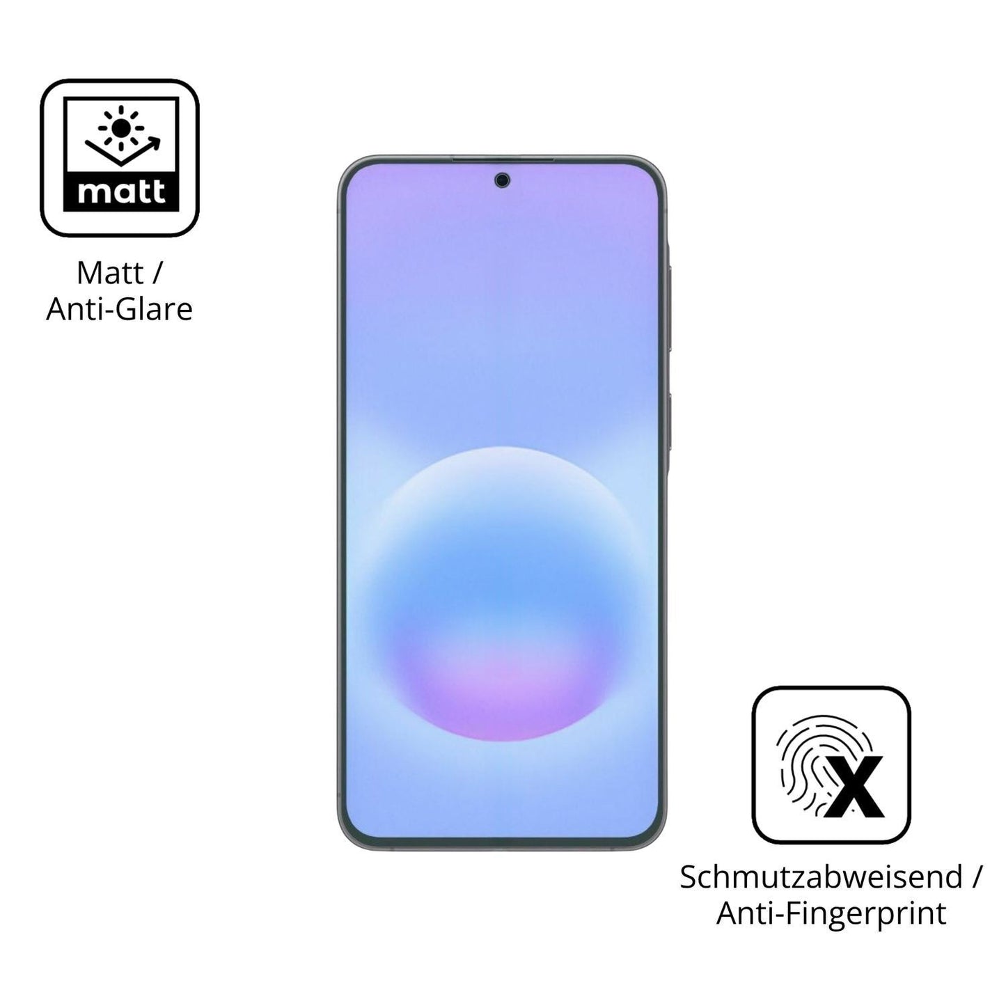 4x Schutzfolie matt für Samsung Galaxy A57 Display (5)