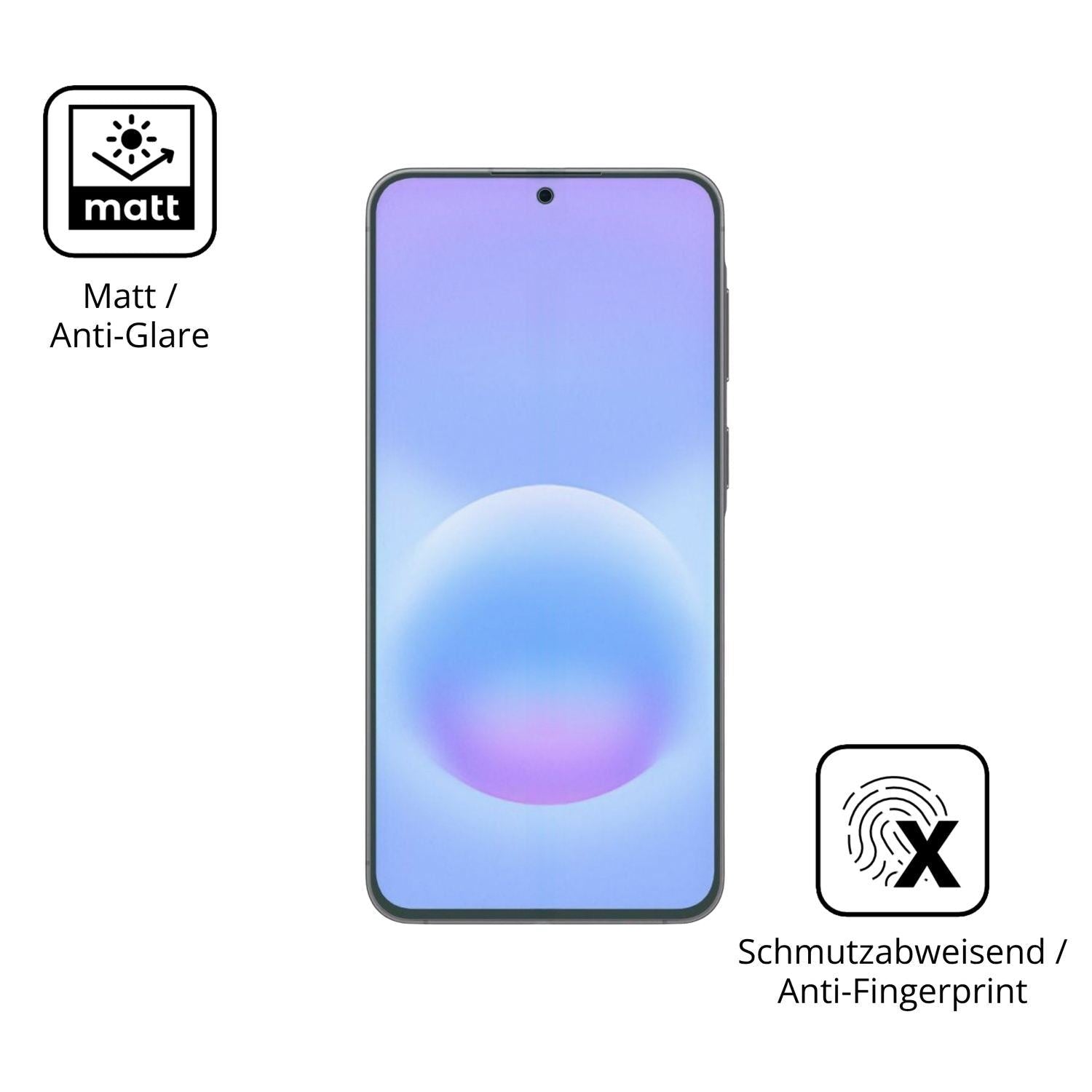 4x Schutzfolie matt für Samsung Galaxy A57 Display (5)