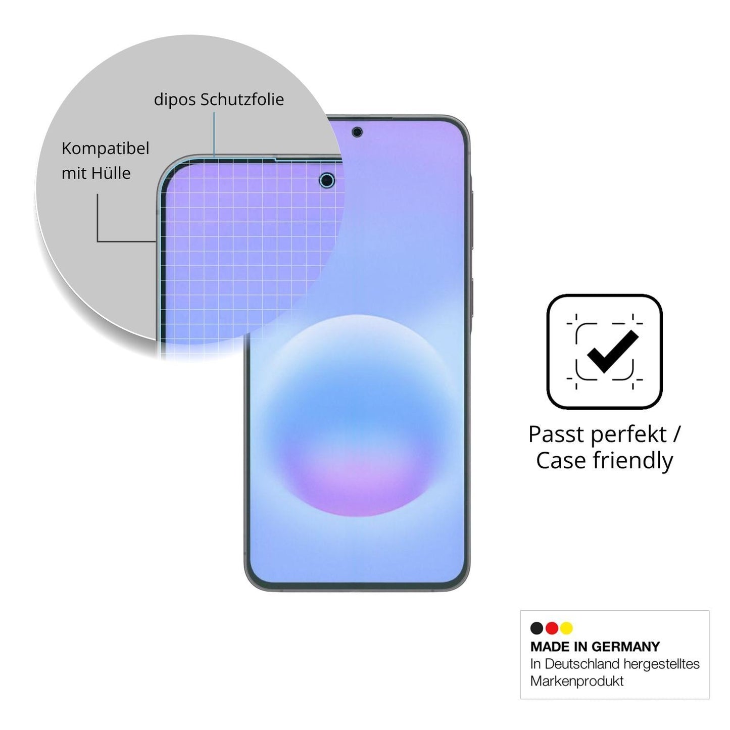 4x Schutzfolie matt für Samsung Galaxy A57 Display (6)