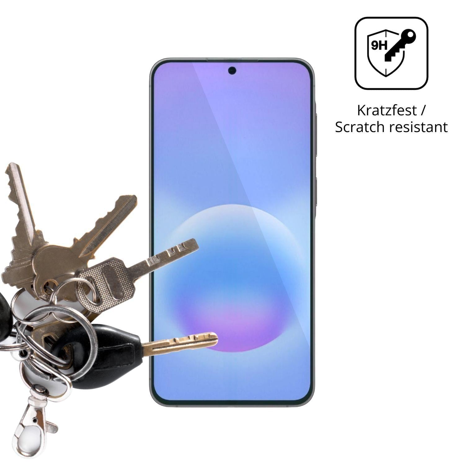 2x 9H Schutzfolie für Samsung Galaxy A57 Panzerfol (3)