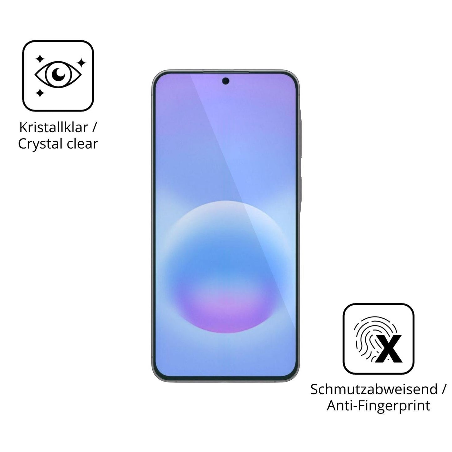 2x 9H Schutzfolie für Samsung Galaxy A57 Panzerfol (5)