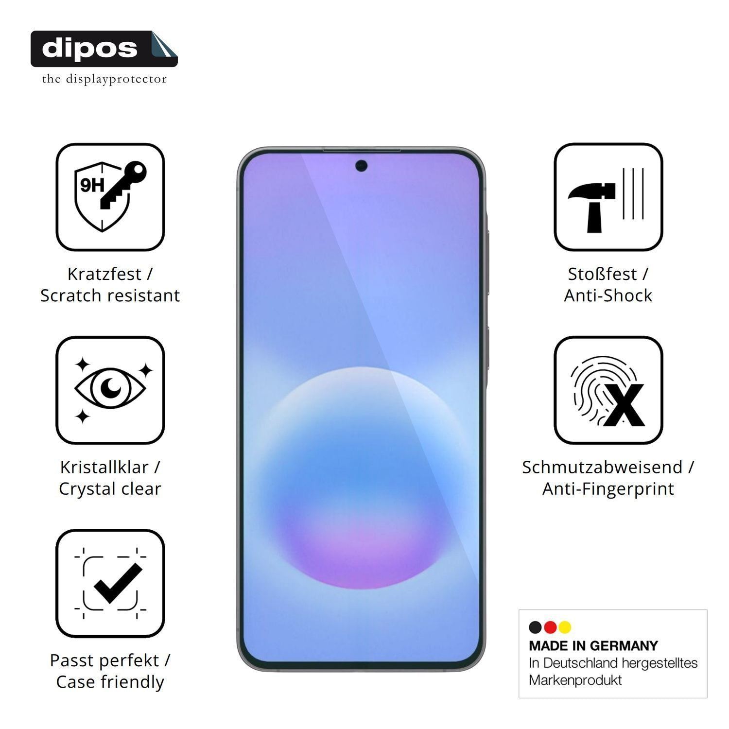 2x 9H Schutzfolie für Samsung Galaxy A57 Panzerfol (7)