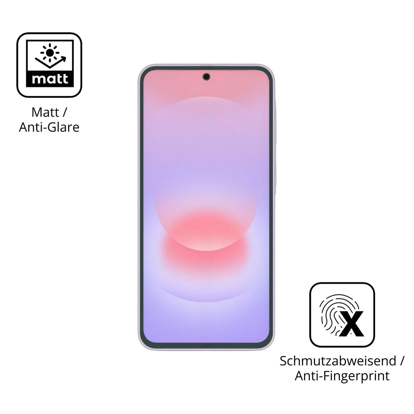 4x Schutzfolie matt für Samsung Galaxy A37 Display (5)