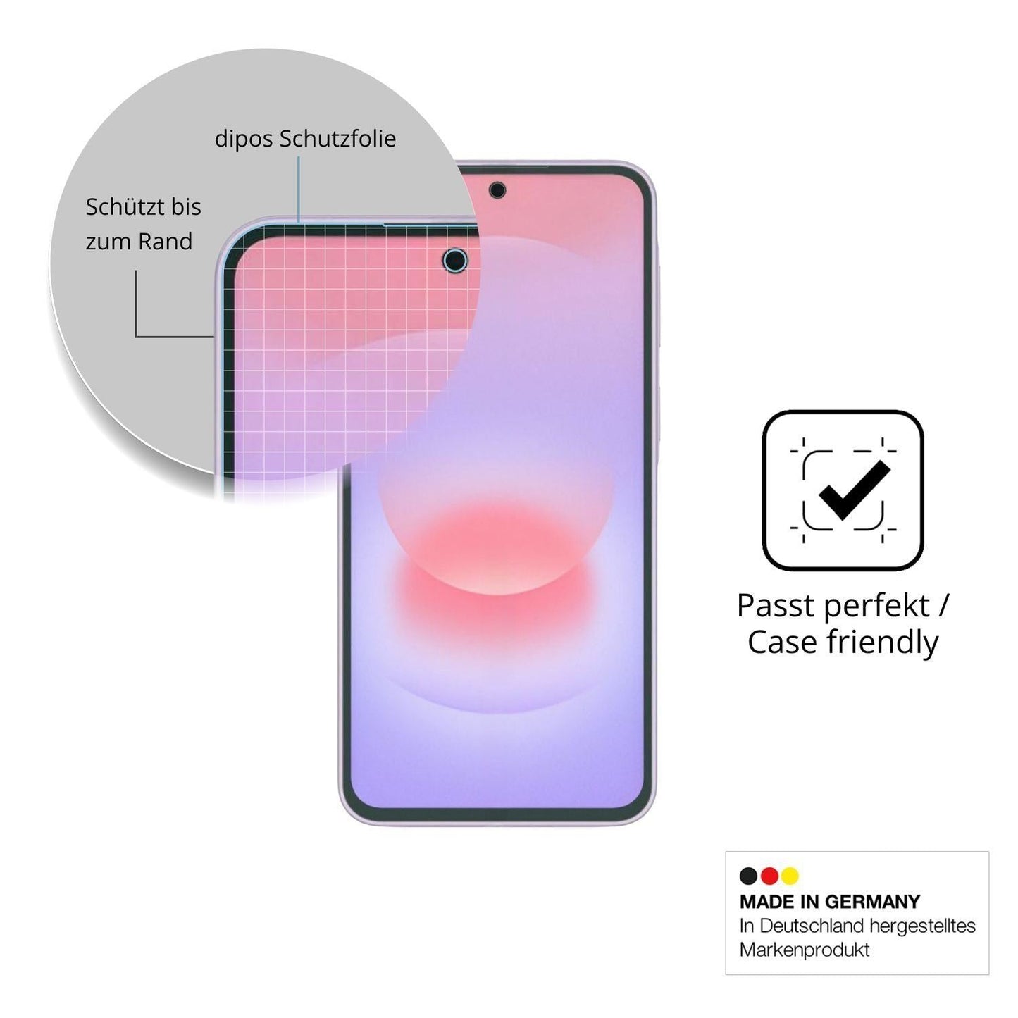 2x 9H Schutzfolie matt für Samsung Galaxy A37 Panz (6)