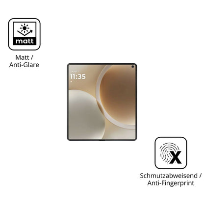 2x 9H Schutzfolie matt für Motorola Razr Fold 2026 (5)