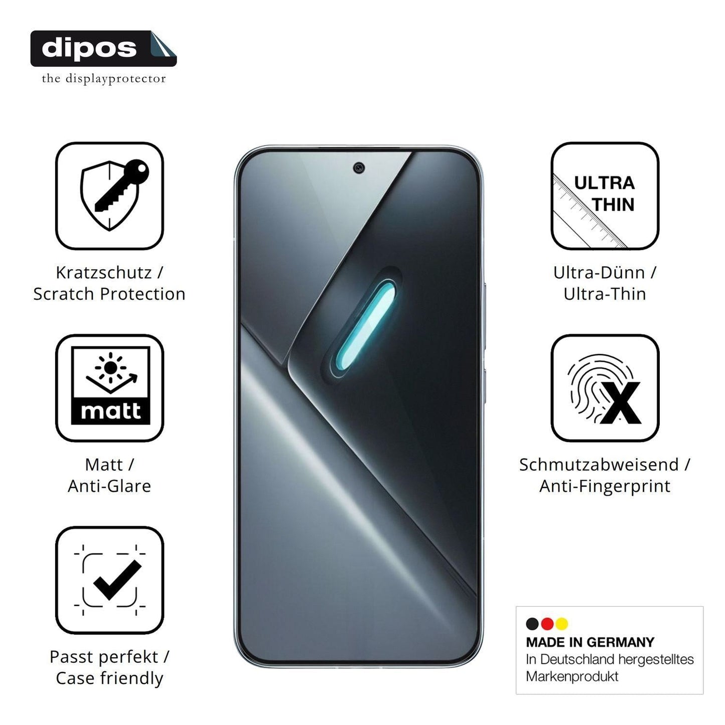 4x Schutzfolie matt für Poco X8 Pro Max Display-Sc (7)