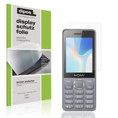 4x Schutzfolie matt für Nomi i2860 Display-Schutzf (1)
