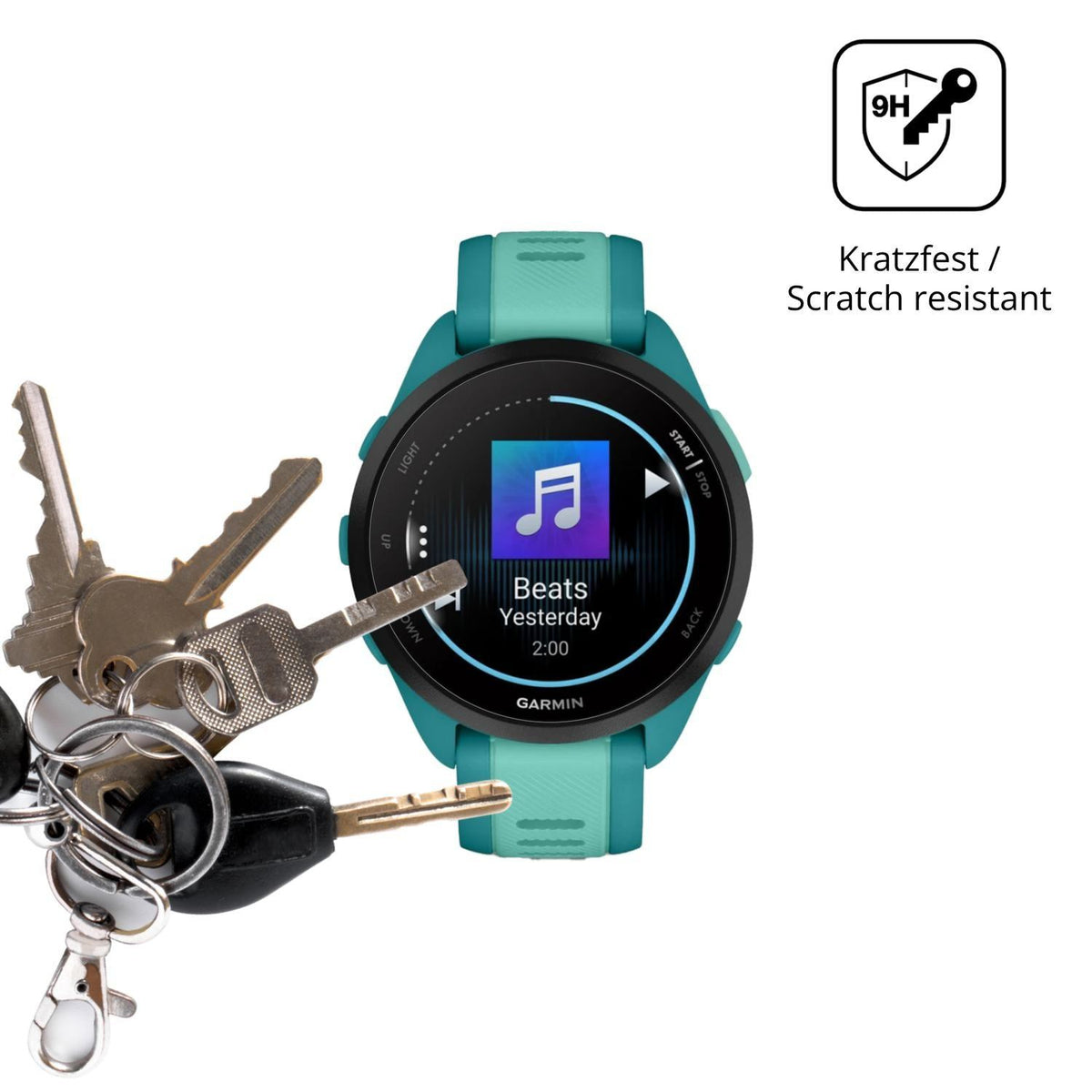 2x 9H Schutzfolie für Garmin Forerunner 165 Music  (3)