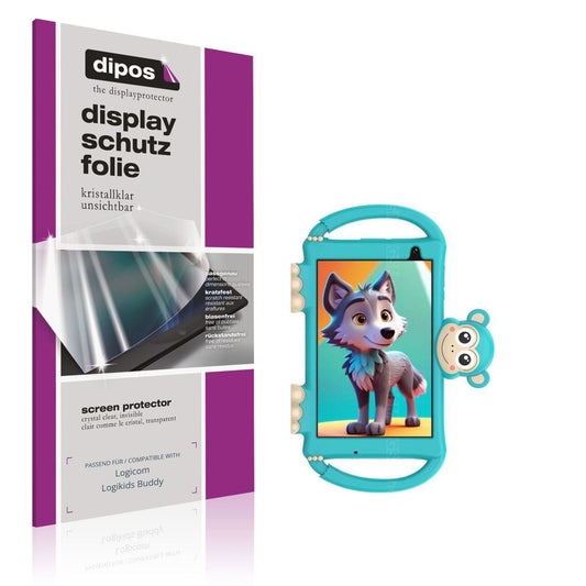 2x Schutzfolie klar für Logicom Logikids Buddy Dis (1)