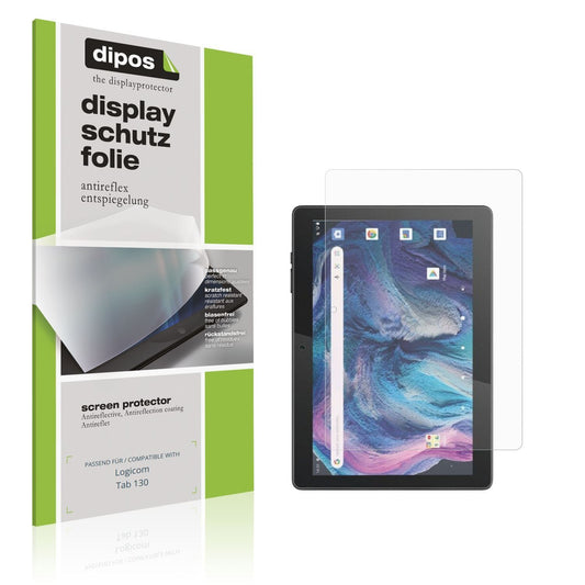 2x Schutzfolie matt für Logicom Tab 130 Display-Sc (1)