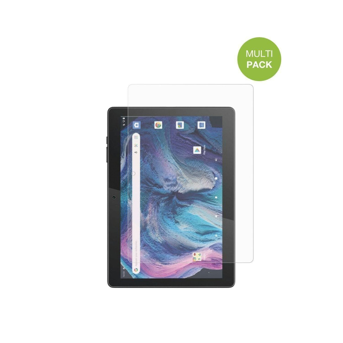 2x Schutzfolie matt für Logicom Tab 130 Display-Sc (2)