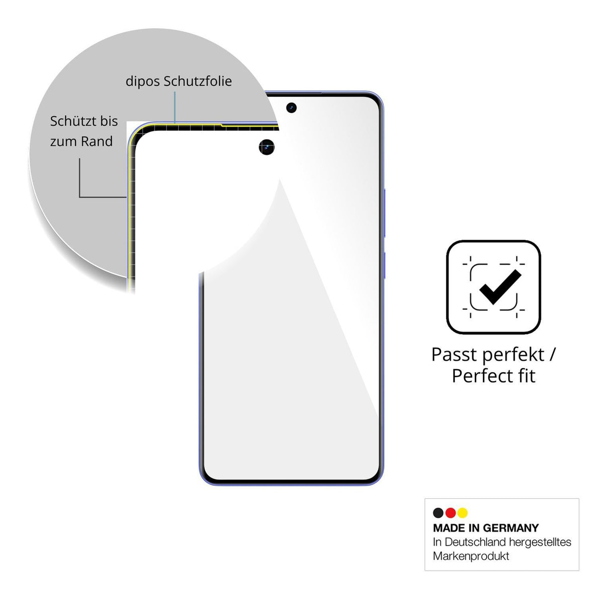 2x 3D Full Cover Schutzfolie für Realme Narzo Powe (6)