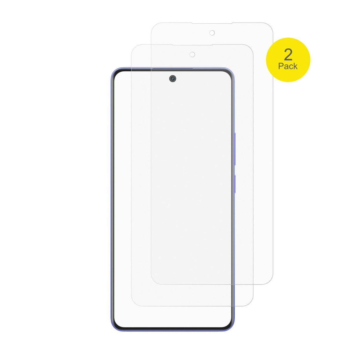 2x Full Cover Schutzfolie matt für Realme Narzo Po (2)