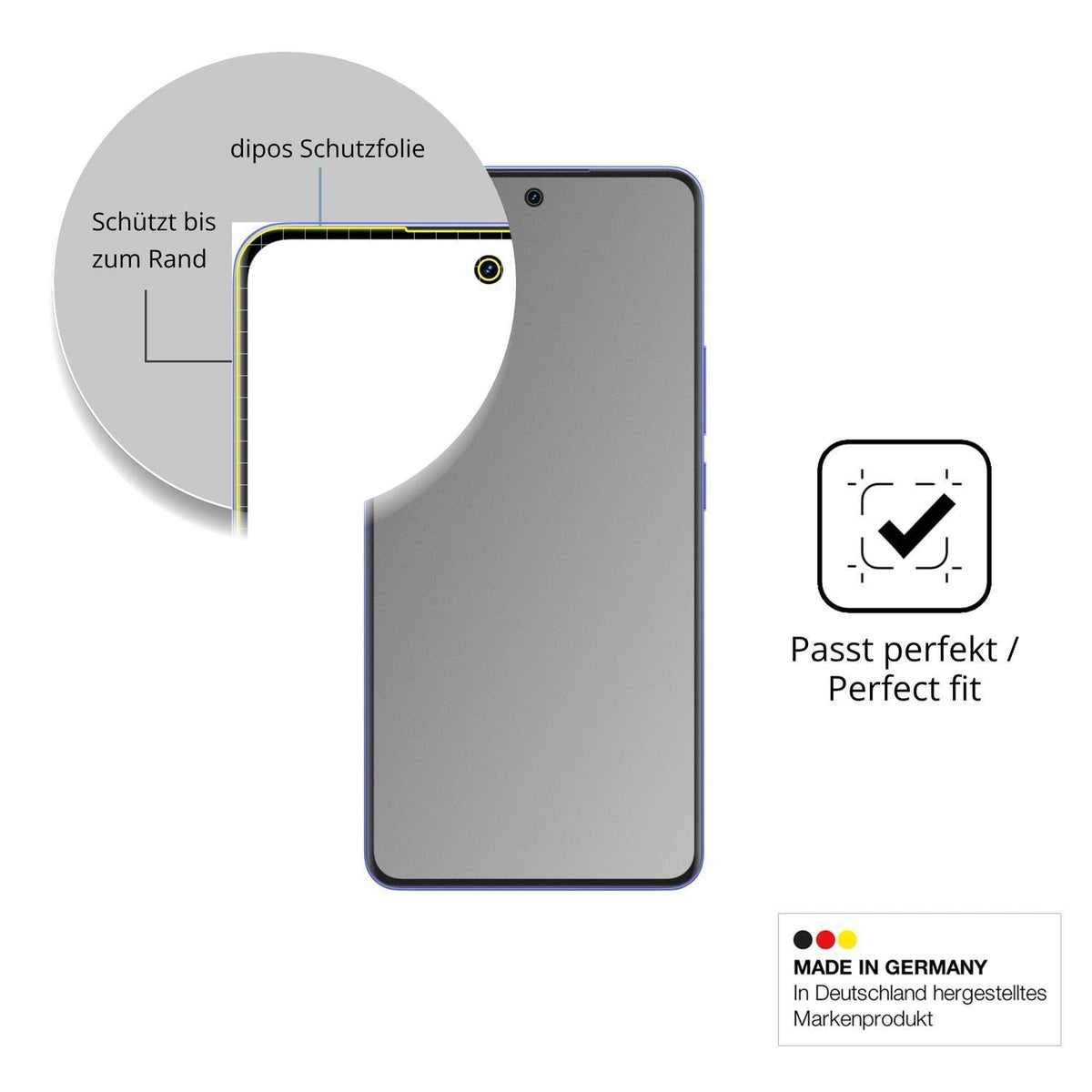 Full Cover Privacy Blickschutzfolie für Realme Nar (4)