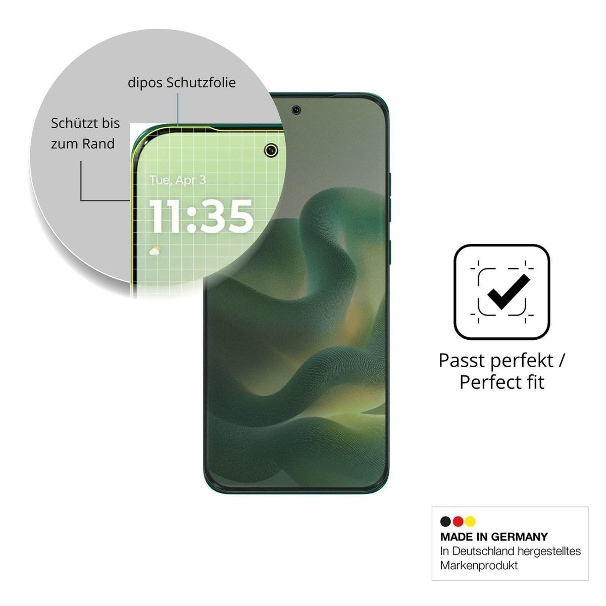 Full Cover Privacy Blickschutzfolie für Motorola E (4)