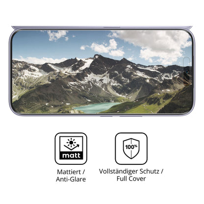 2x Full Cover Schutzfolie matt für Tecno Camon 50  (5)