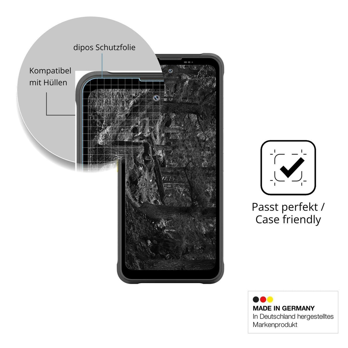 4x Schutzfolie klar für Blackview Fort 200 Display (6)