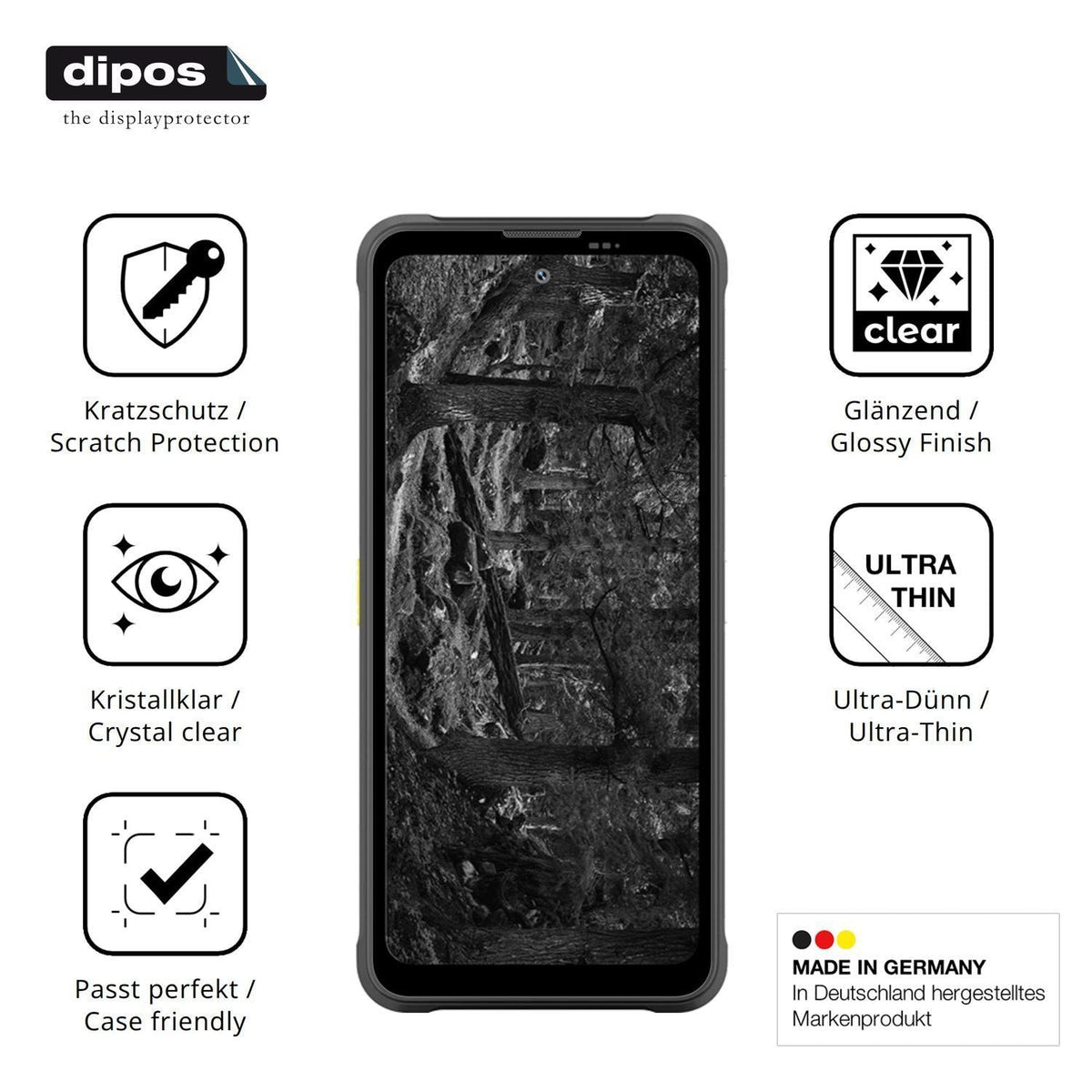 4x Schutzfolie klar für Blackview Fort 200 Display (7)