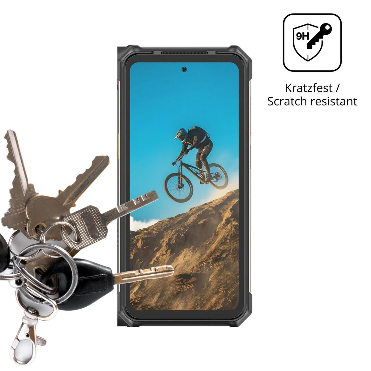 2x 9H Schutzfolie matt für Ulefone RugKing 5 Pro P (3)