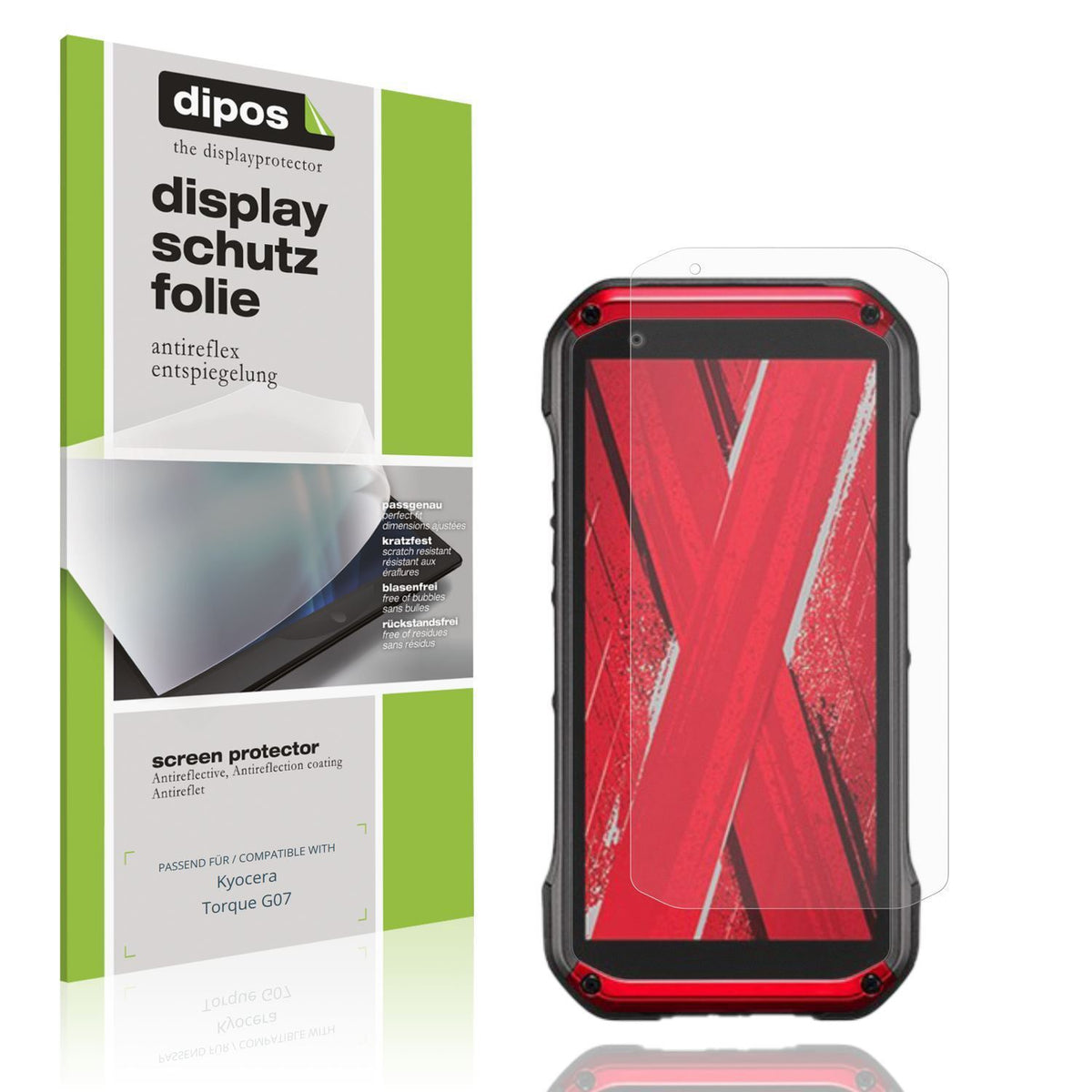 4x Schutzfolie matt für Kyocera Torque G07 Display (1)