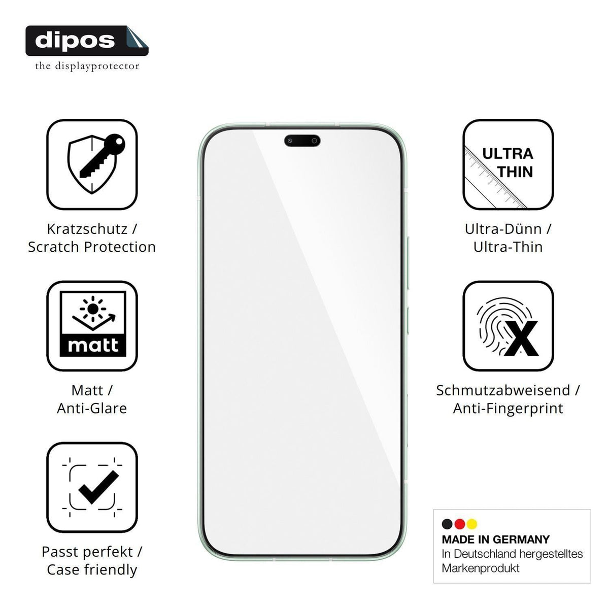 4x Schutzfolie matt für Honor 600 Lite Display-Sch (7)