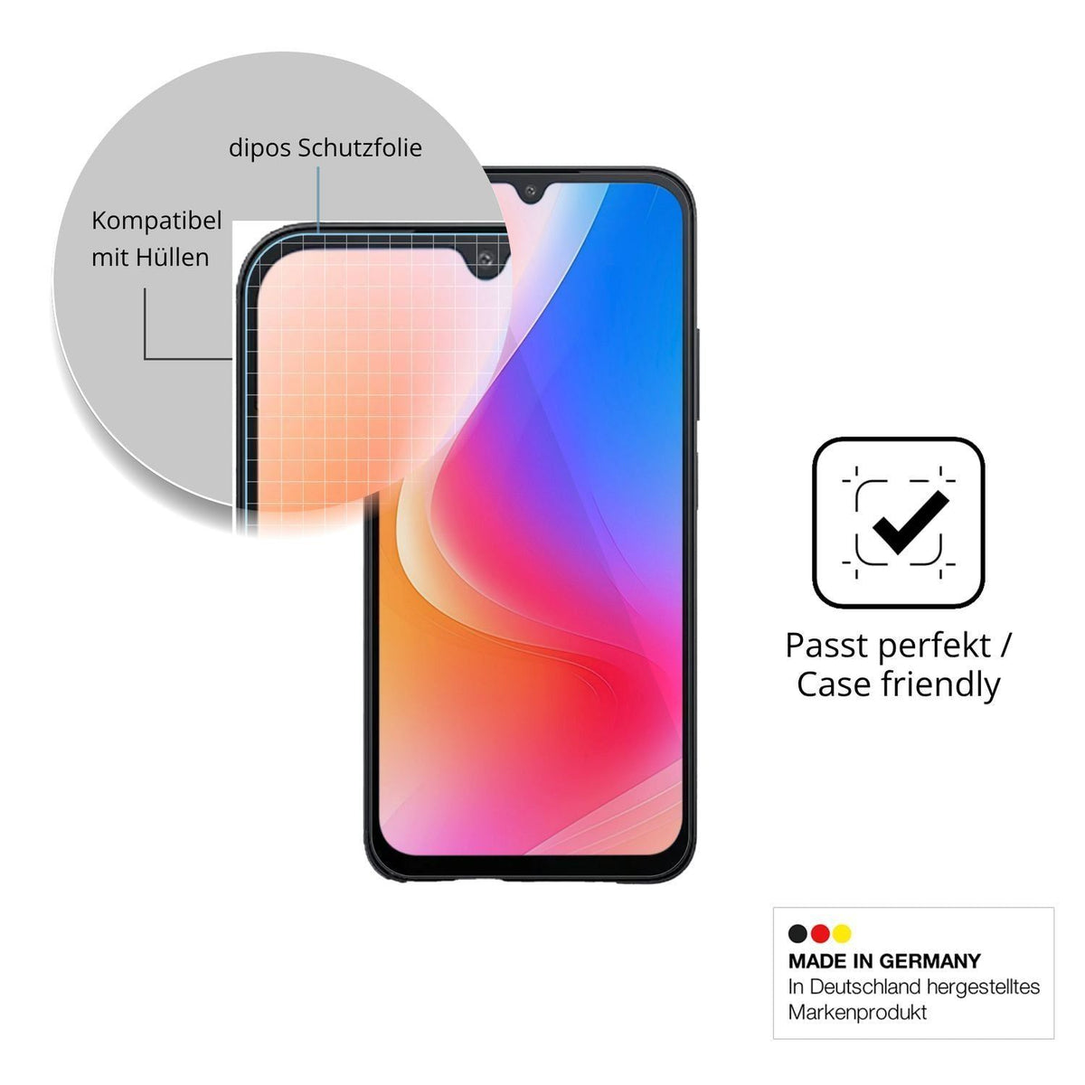 4x Schutzfolie klar für Redmi A7 Pro 4G Display-Sc (6)
