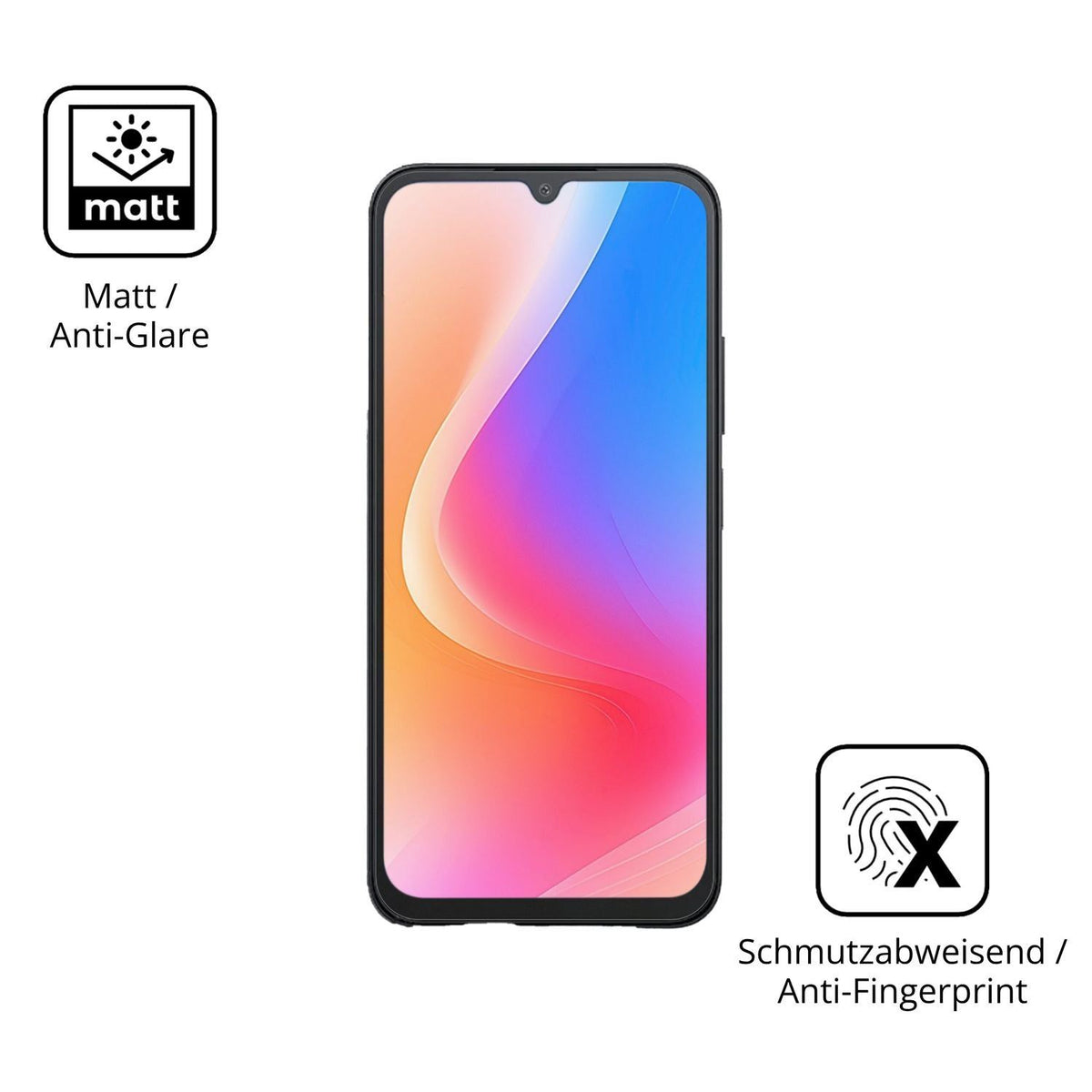 4x Schutzfolie matt für Redmi A7 Pro 4G Display-Sc (5)