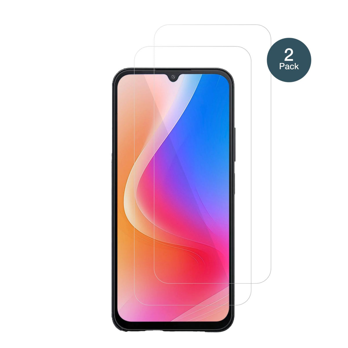 2x 9H Schutzfolie für Redmi A7 Pro 4G Panzerfolie (2)