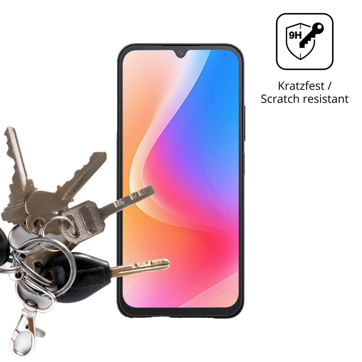 2x 9H Schutzfolie matt für Redmi A7 Pro 4G Panzerf (3)