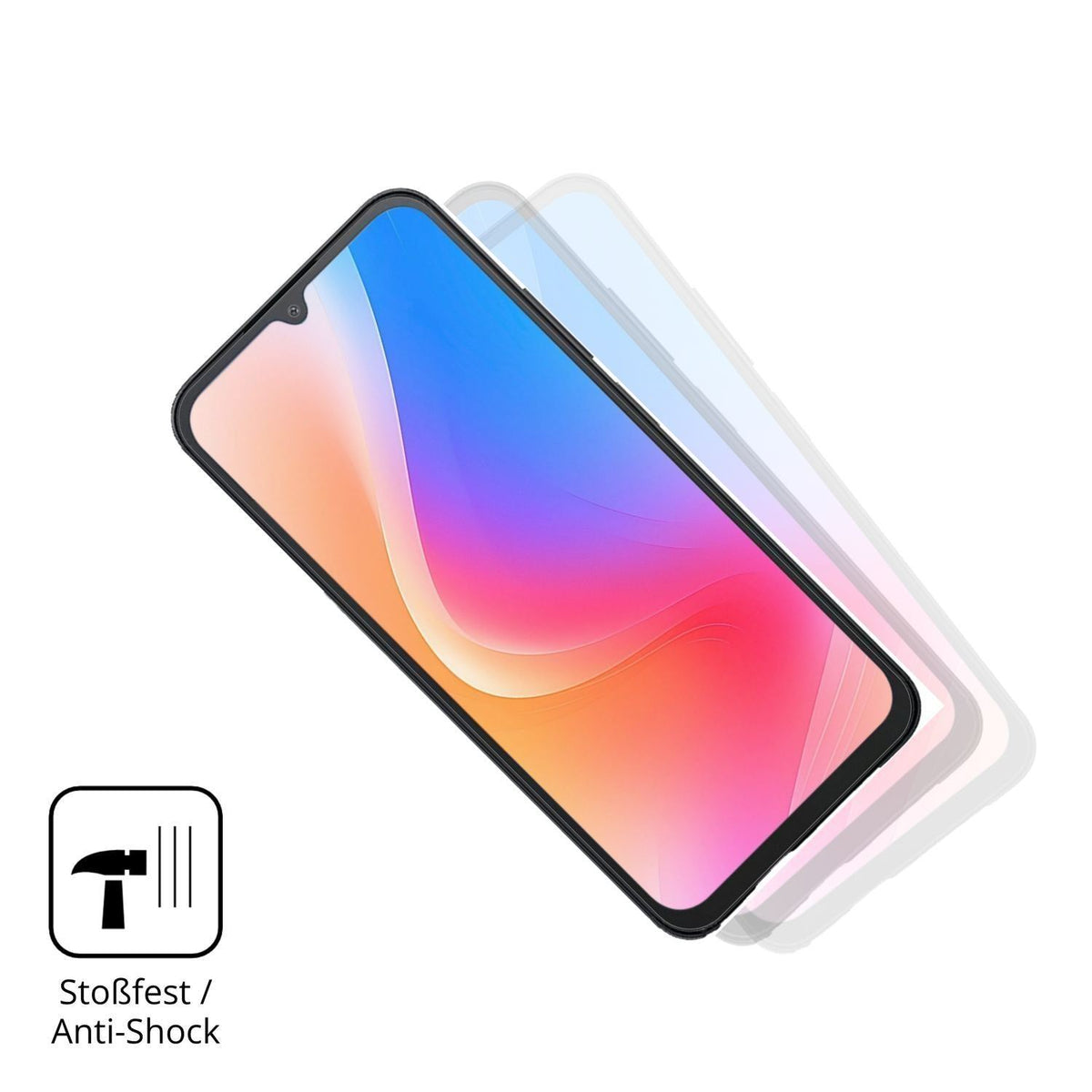 2x 9H Schutzfolie matt für Redmi A7 Pro 4G Panzerf (4)