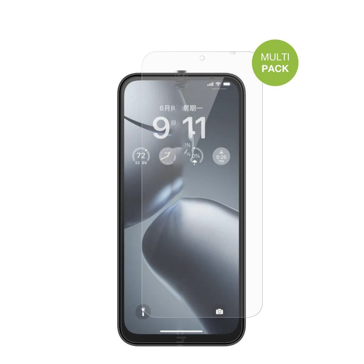 4x Schutzfolie matt für Fossibot S7 Display-Schutz (2)