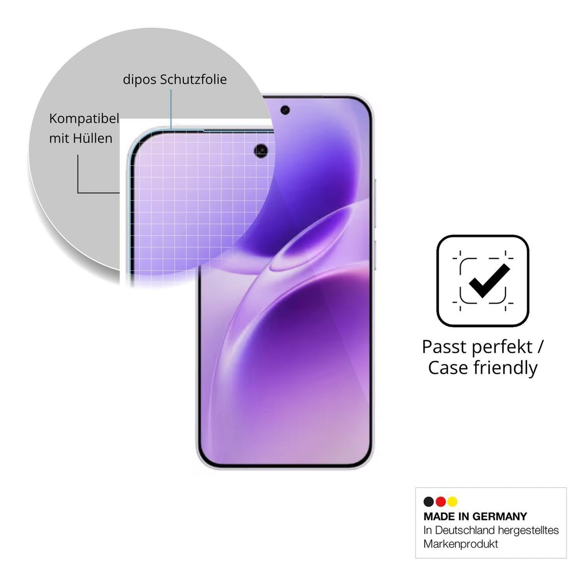 4x Schutzfolie klar für Vivo X300 FE Display-Schut (6)
