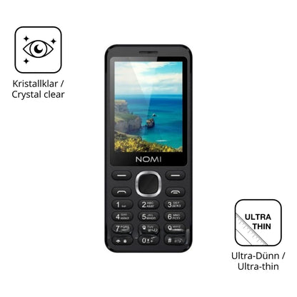 4x Schutzfolie klar für Nomi i2820 Display-Schutzf (5)