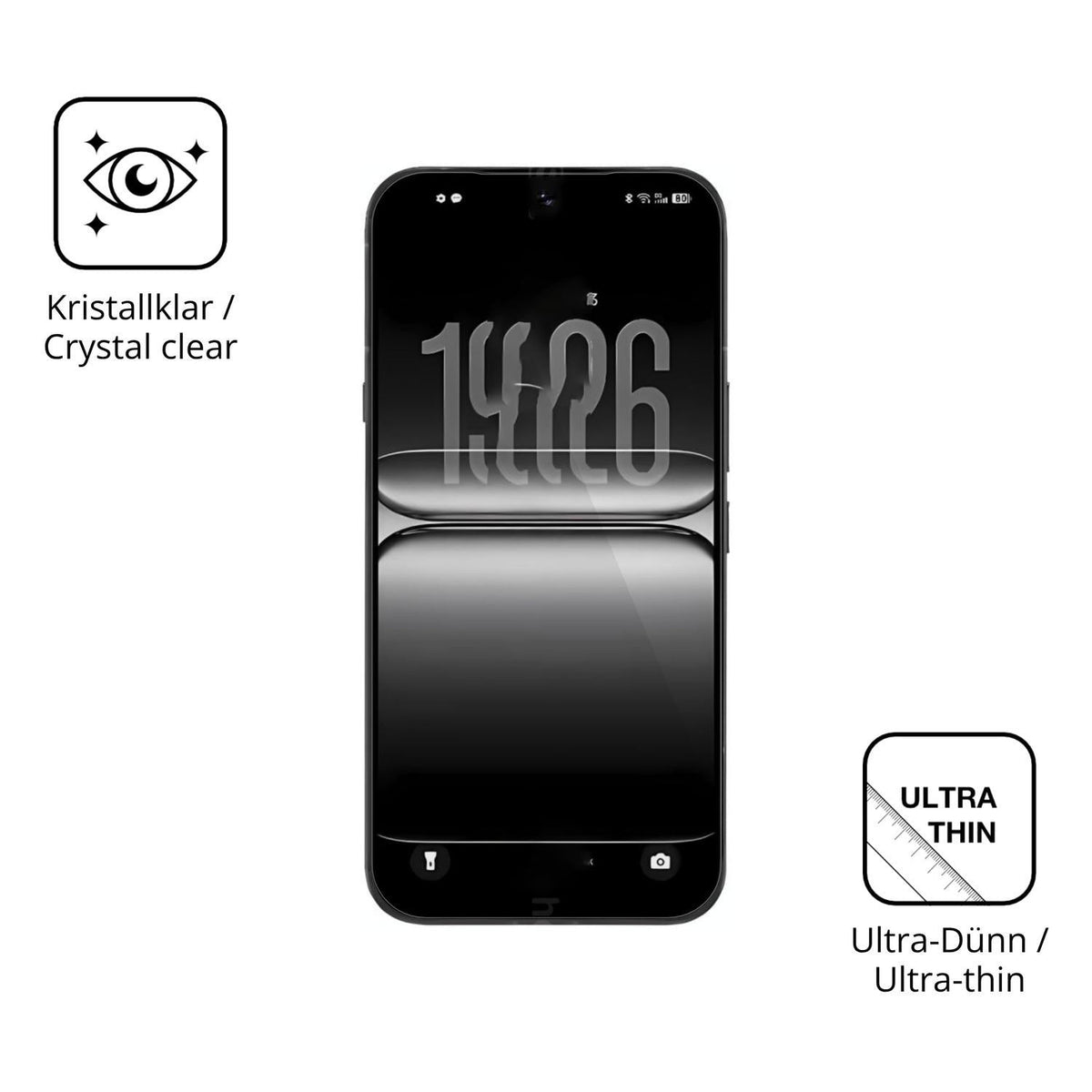 4x Schutzfolie klar für Infinix Note 60 Ultra Disp (5)