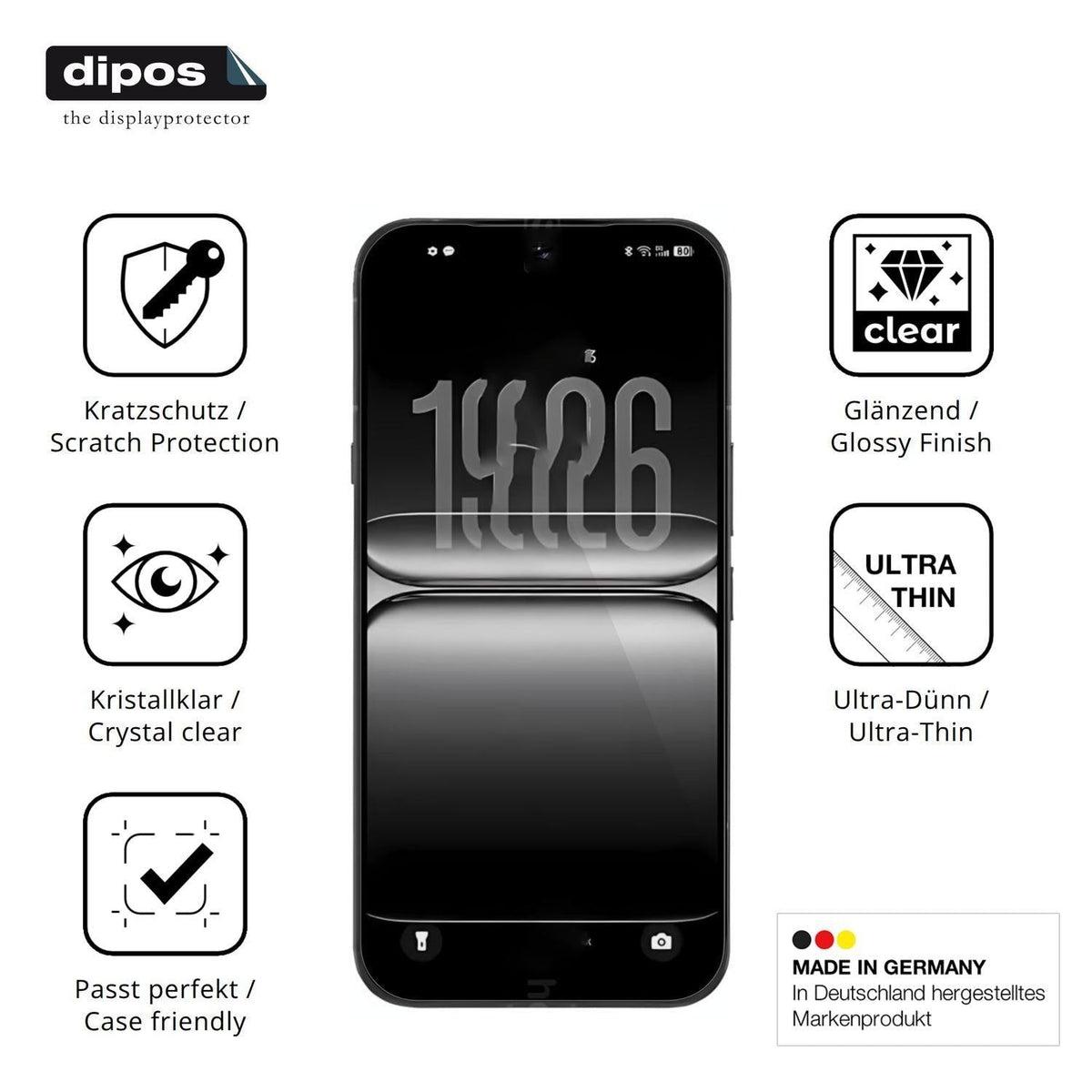 4x Schutzfolie klar für Infinix Note 60 Ultra Disp (7)