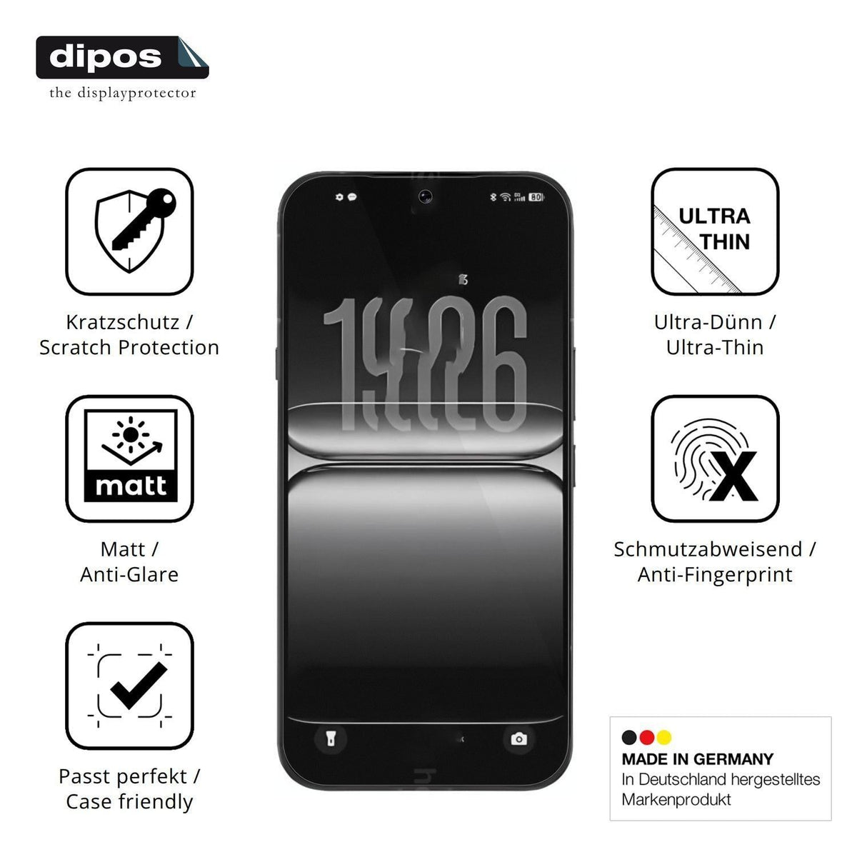 4x Schutzfolie matt für Infinix Note 60 Ultra Disp (7)